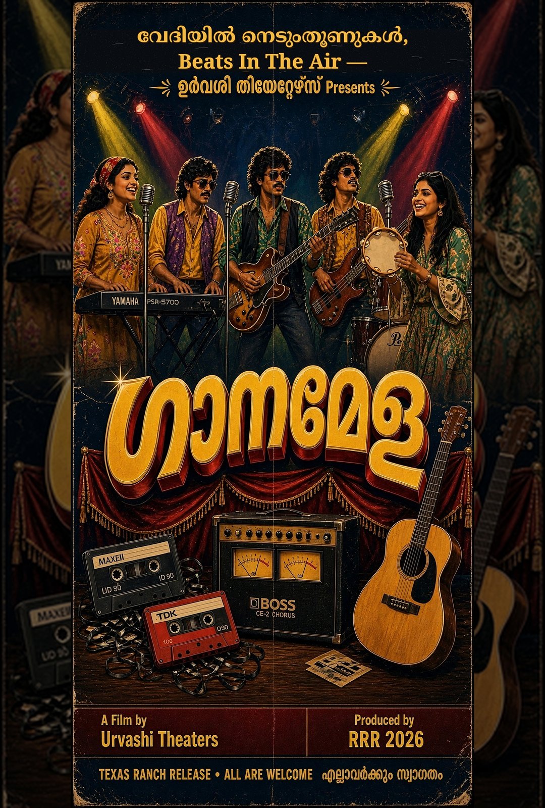 Ganamela poster — live music night by Urvashi Theaters